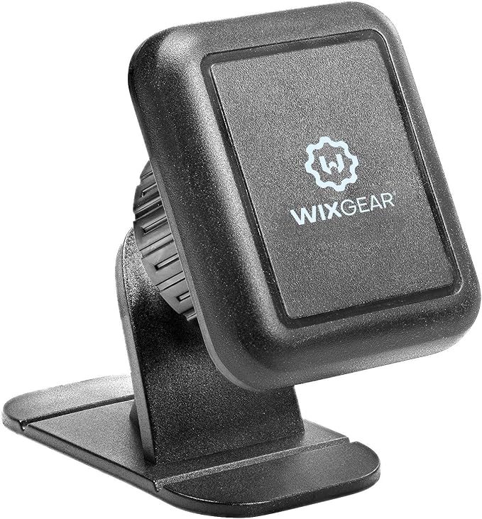 WixGear Magnetic Phone Mount, Universal Stick On Dashboard Magnetic Car Mount by WixGear