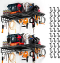 2pcs Garage Wall Shelving - 42in Extra Large Heavy Duty Floating Shelves by ztysn