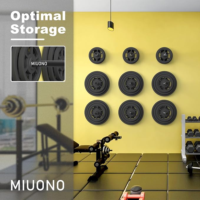 Weight Plate Holder, Wall Mounted Weight Rack Storage - Image 5