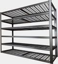 64" Wide 6-Tier Garage Shelving Unit, Heavy Duty Garage Storage Shelves by PMKES