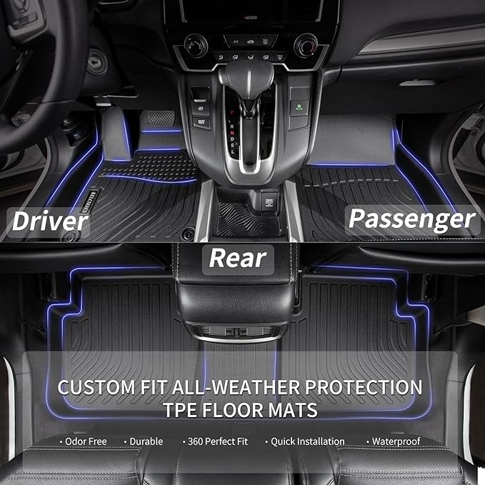 KELCSEECS Floor Mats Custom for Volkswagen Taos 2025 2024 2023 2022 All Season - Image 2