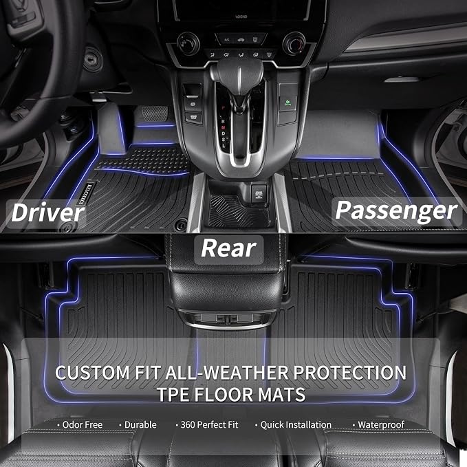 KELCSEECS Floor Mats Custom for 2012 2013 2014 2015 2016 2017 Chevy Equinox & - Image 2