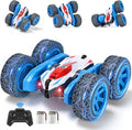 Remote Control Car, 4WD RC Cars Stunt Double Sided 360° Rotating 2 Batteries by NUOKE