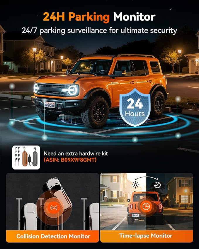 WOLFBOX X3 2.5K 60FPS Dash Cam, STARVIS 2 IMX675 - Image 8