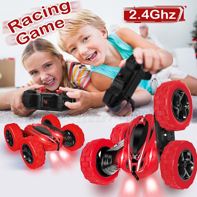 FREE TO FLY Rc Car Remote Control Toys: 4Wd Stunt Vehicle All Terrain - Image 3