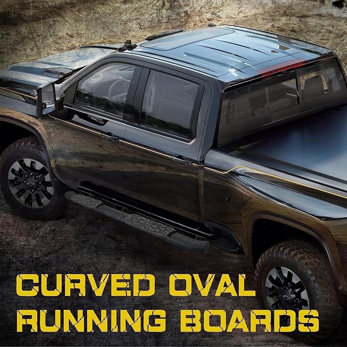 3.5 Inches Oval Tube Step Bar Running Boards Compatible - Image 9