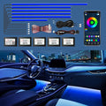 WEBUPAR Acrylic Interior Car Lights - 6 in 1 LED Strip Lights by WEBUPAR