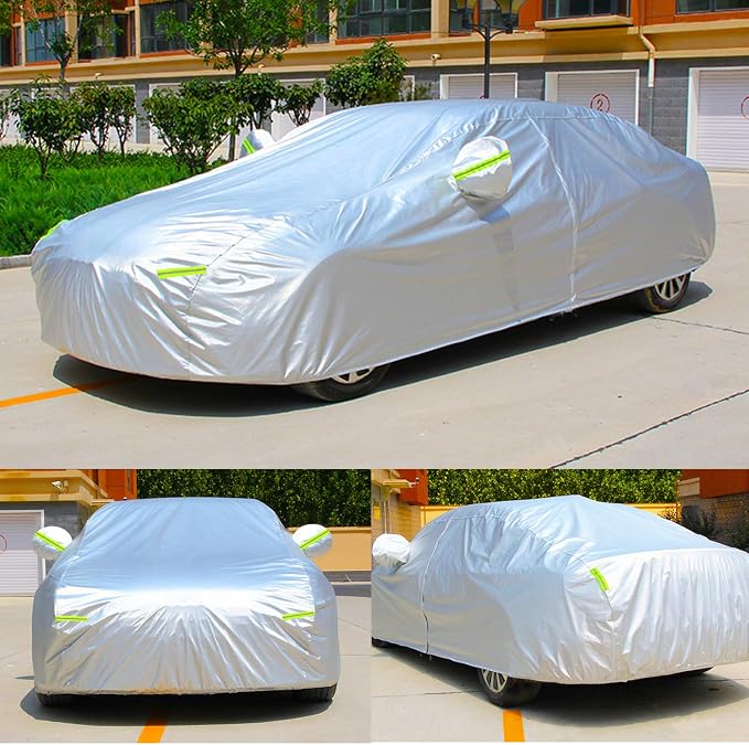 KouKou Oxford Hatchback Car Cover Waterproof All Weather, Fit Toyota Matrix - Image 6