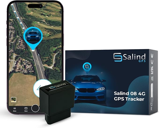 Salind GPS 4G LTE OBD 9-35V Fleet and Vehicle Tracker – Hidden Car, Trailer by SalindGPSTrackers