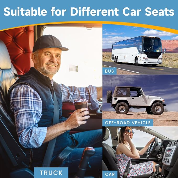Heightening Truck Seat Cushion for Broader Vision, Car Seat Cushion for Car - Image 4