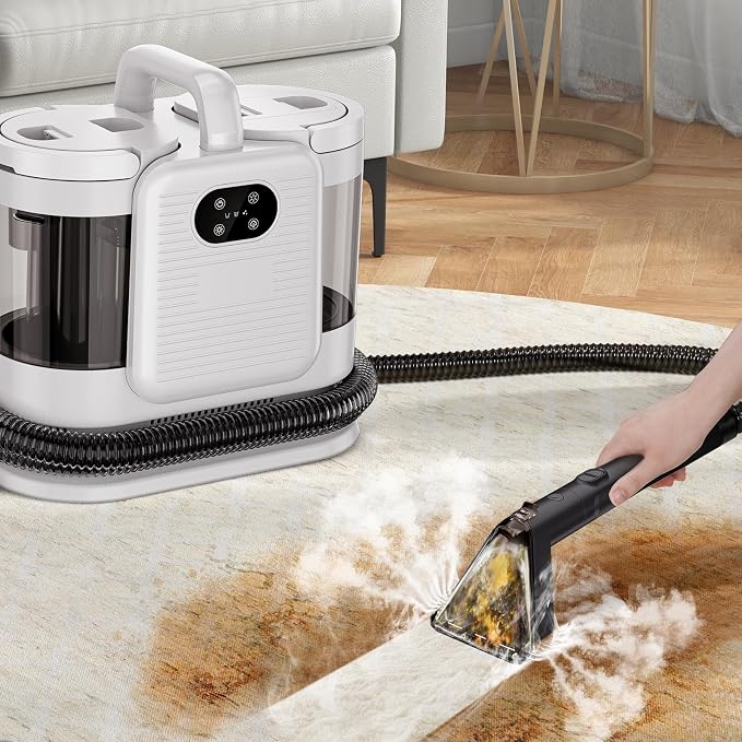 Upholstery Steam Cleaner for Couch & Furniture – 1650W 15KPa Powerful Suction - Image 9