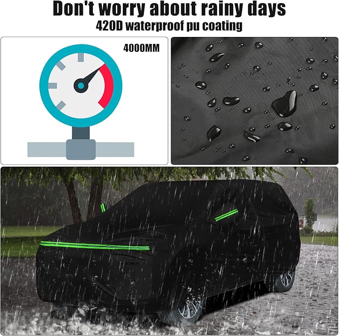 Waterproof Car Cover Compatible - Image 5