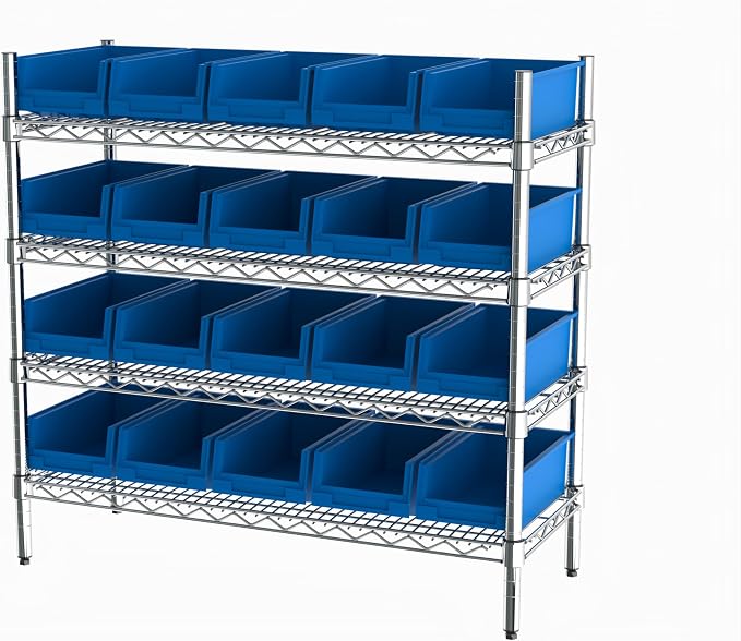 Hudson Exchange 36x14x33, Industrial Wire Shelving Unit by HudsonExchange
