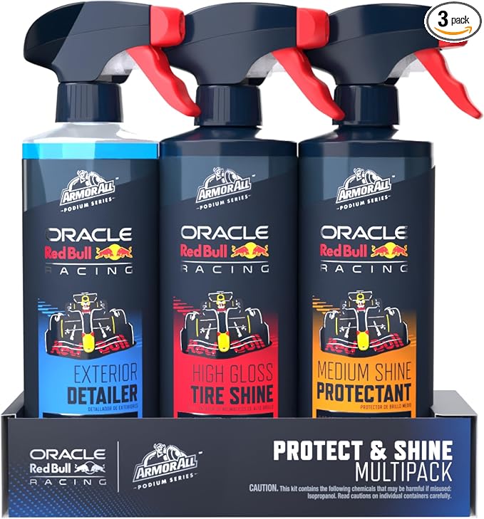 Armor All Podium Series 3-Piece Protect & Shine Car Detailing Kit Developed by ArmorAll
