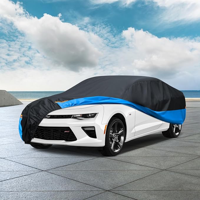 Car Cover Waterproof All Weather Outdoor Windproof Dustproof UV Protection Fit - Image 7