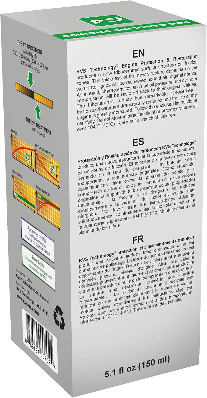 G4 Engine Oil Treatment, for Gasoline Engines - Image 3
