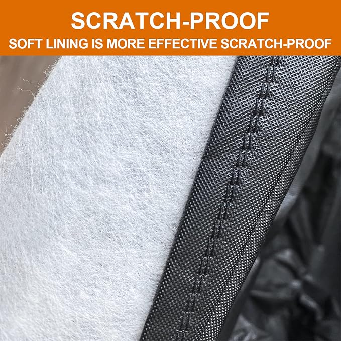 Kayme 7 Layers Sedan Car Cover Custom Fit Fiat 124 Spider Waterproof All Weather - Image 3