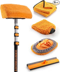 Car & RV Wash Brush Kit 48-144״ Long Extendable Handle Car, Truck Washing Kit by EXTEND-A-REACH