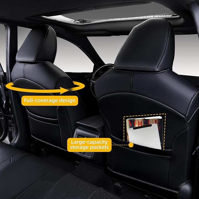 Custom Fit Camry Seat Covers for Toyota Camry LE, SE Nightshade 2018-2024 Full - Image 3