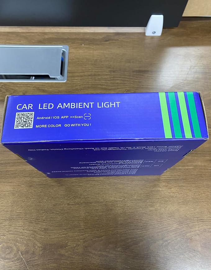 Car Interior Ambient Lights, 18 in 1 128 Colorful LED Acrylic Fiber Optic Strip - Image 13