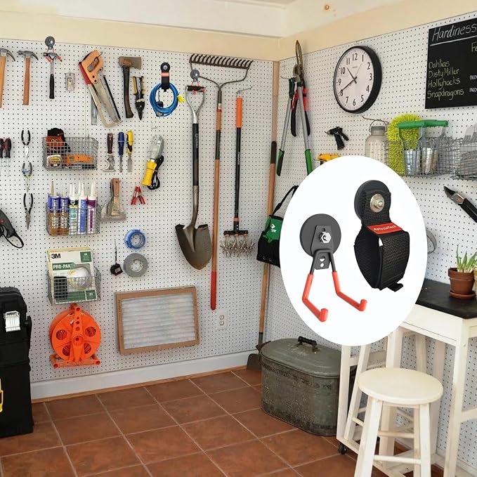Super Strong Garage Magnetic Hooks Heavy Duty-6Pack, Powerful Magnetic Strips - Image 7
