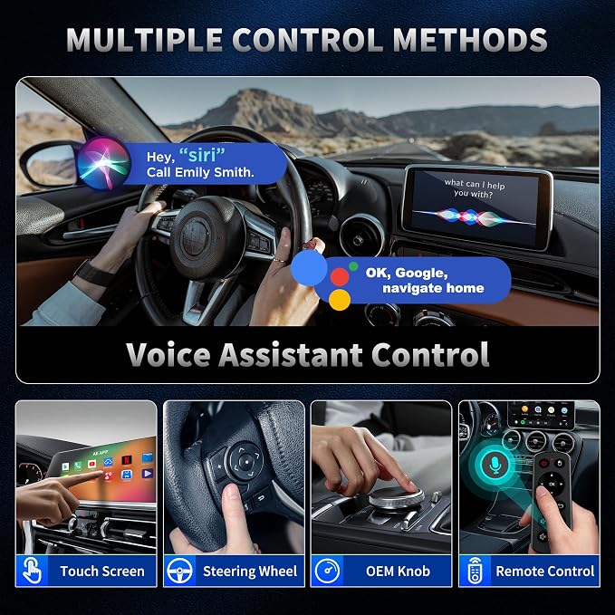 4-in-1 Wireless CarPlay Adapter & Android Auto Wireless Adapter, Stream Netflix - Image 7