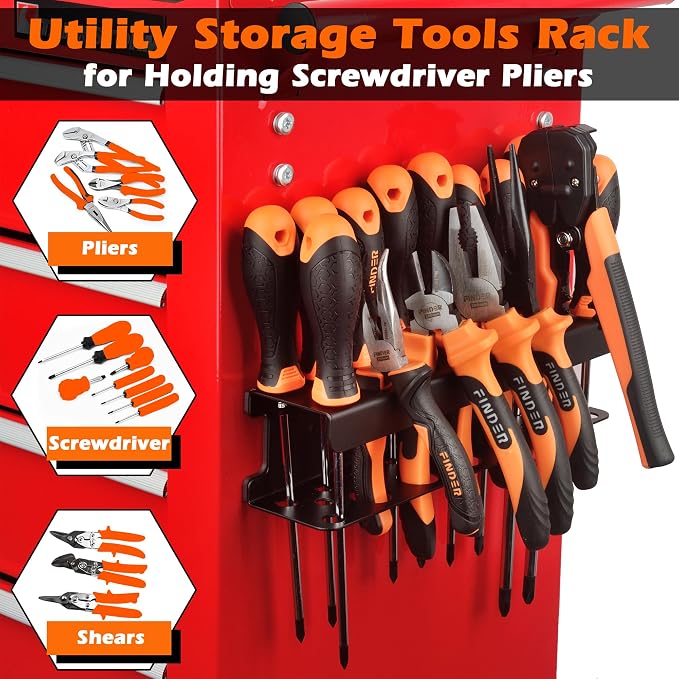 ULIBERMAGNET Magnetic Screwdriver Rack, Heavy Duty Magnetic Tool Holder - Image 3