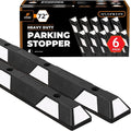 Xpose Safety 72" Heavy Duty Rubber Parking Stopper – 6 Pack Wheel Blocks by XposeSafety