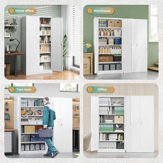 Letaya Metal Storage Cabinet - Image 6