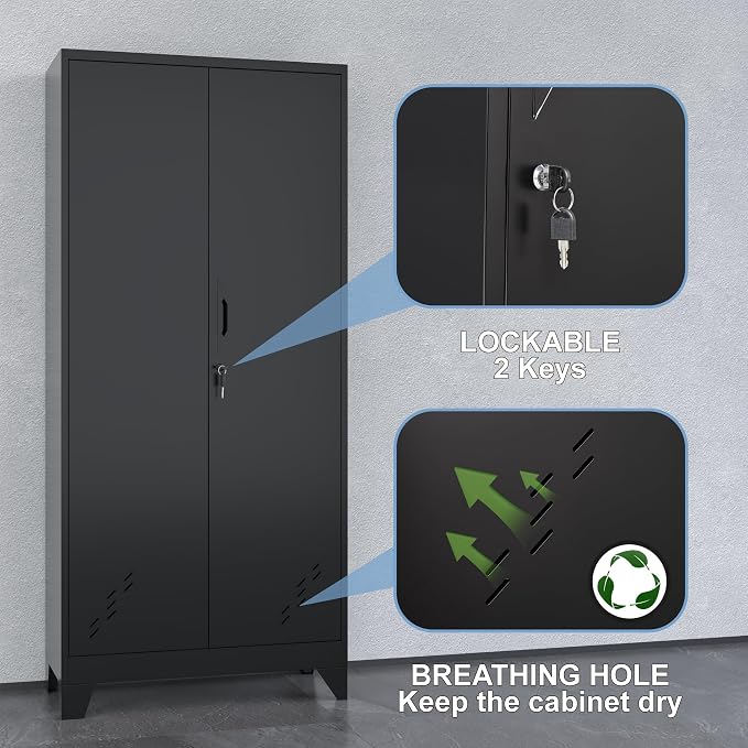Metal Storage Cabinet, Utility Cabinet - Image 4