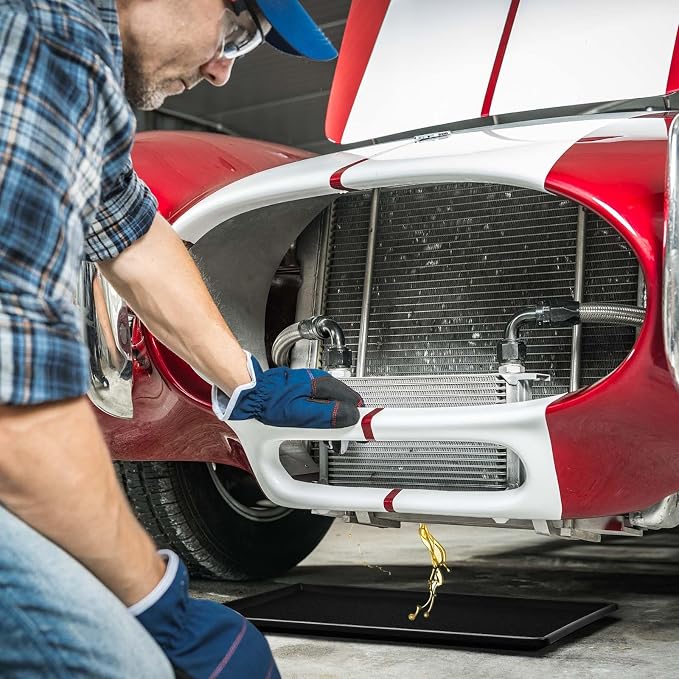 Uiifan 1 Set 35 x 24 x 1.4 Inch Oil Drain Drip Pan - Image 5