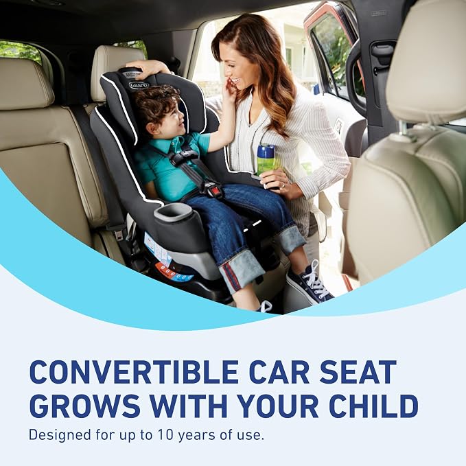 Graco Extend2Fit Convertible Baby Car Seat, Rear and Forward Facing, Adjustable - Image 3