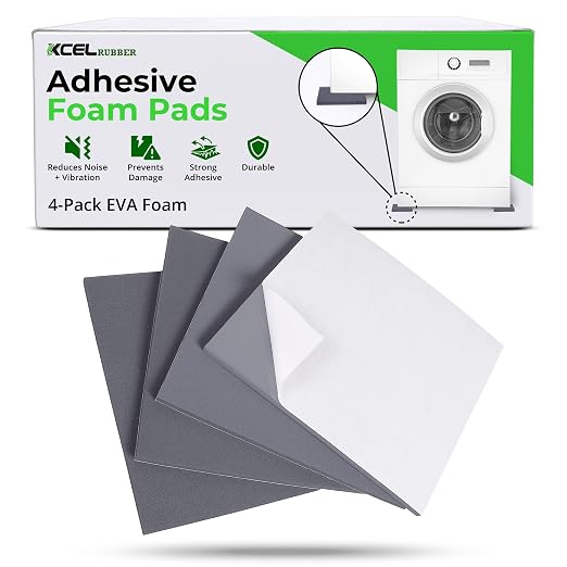 XCEL Set of 4 Gray Multi-Purpose Anti-Vibration Pads by XCEL