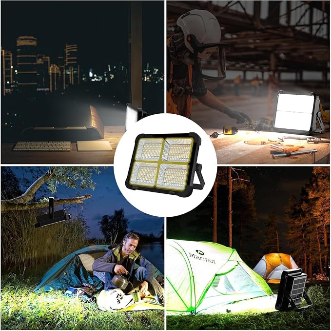 Portable LED Work Solar Light 100W 16500mAh 10000 LM - Image 7
