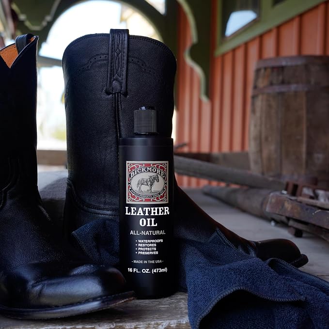 Leather Oil Leather Conditioner 16oz | Waterproofs, and Restores Boots - Image 3