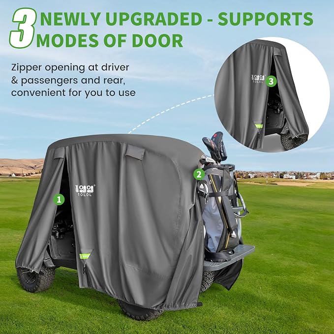 10L0L Heavy Duty Golf Cart Cover - Image 4