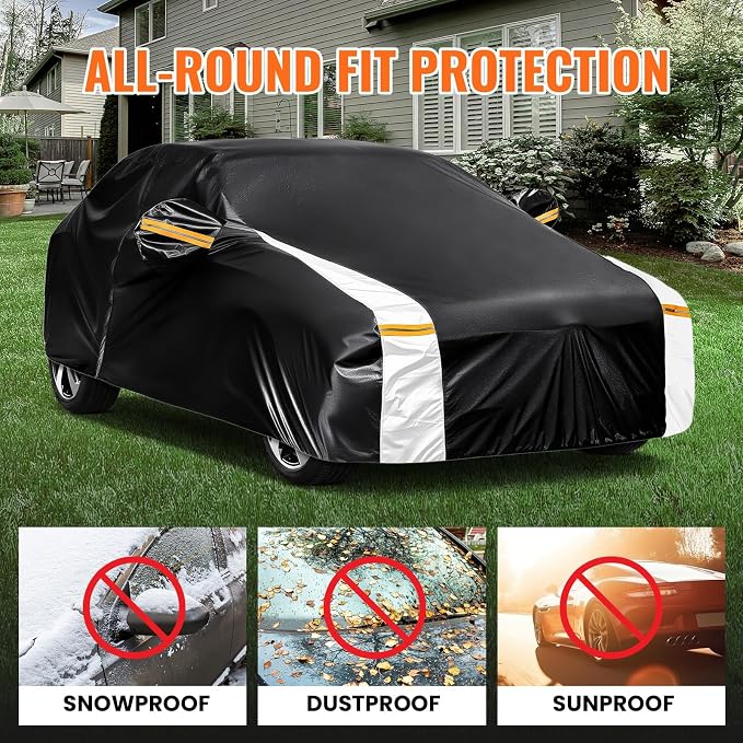 Honda HRV Car Cover 100% Waterproof All Weather, Gift - Image 6