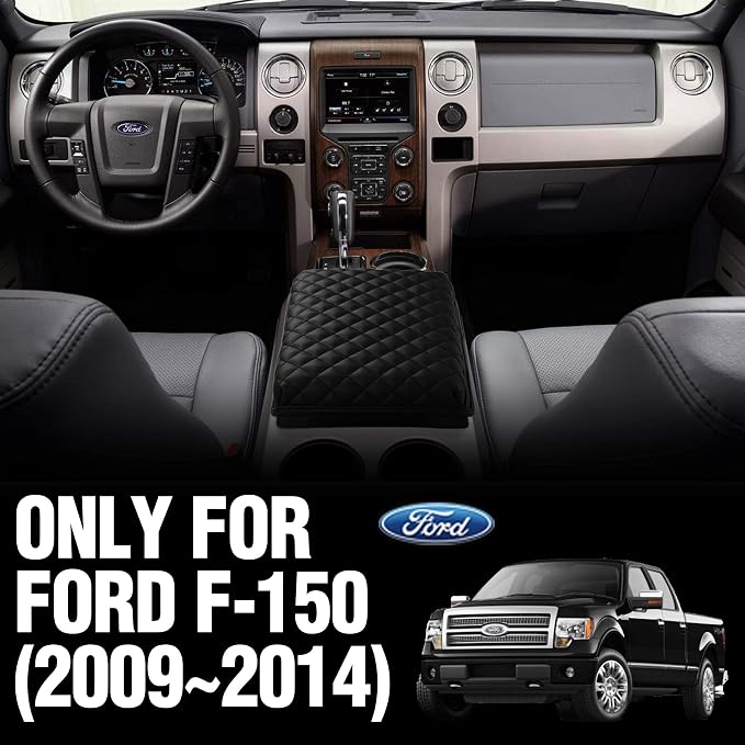 KMMOTORS F150 Center Console Cover, Armrest Cushion, Interior Accessories - Image 5