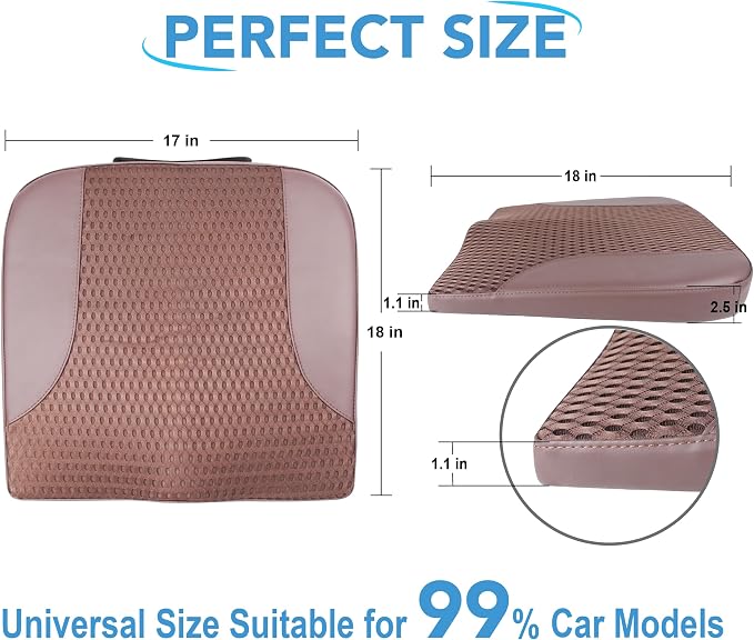 Car Seat Cushion, Comfortable Memory Foam Seat Pillow - Image 9