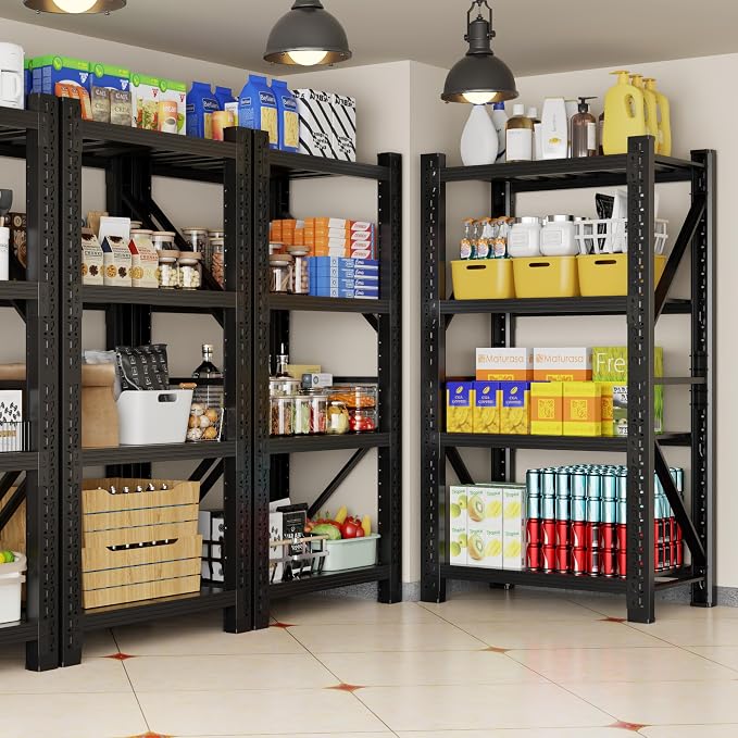 3000LBS Garage Shelving 32" W Garage Shelving Heavy Duty 4-Tier Metal Storage - Image 6