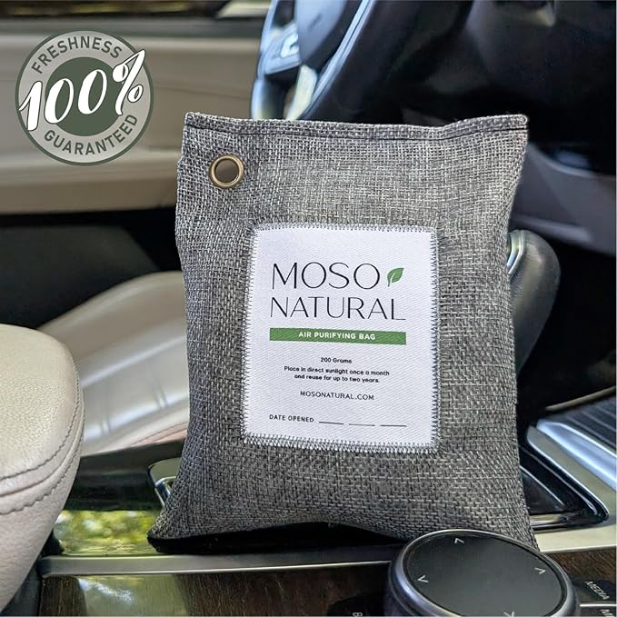 Moso Natural Air Purifying Bag 200g Bamboo Charcoal Odor Absorber - Image 5