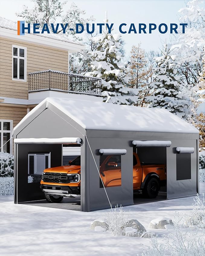 10 x 20ft Heavy-Duty Carport - Image 5