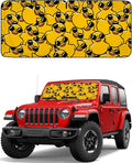 Autoamerics JeepWrangler Classic Ducks 1-Piece Windshield Sun Shade Foldable by AutoamericsUS