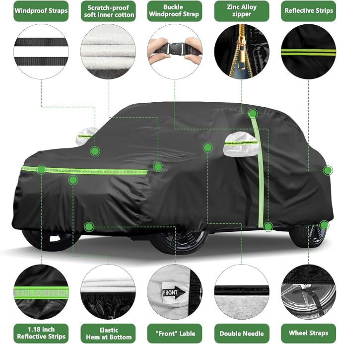 Car Cover for 2002-2025 Mini Cooper/Cooper S/Hardtop/Convertible 2-Door - Image 6