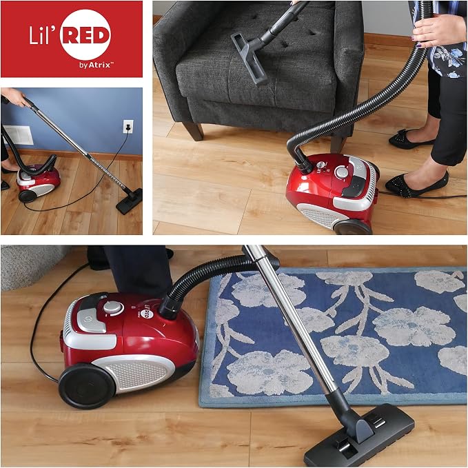 AHSC-1 Atrix Lil Red Canister Vacuum Portable Canister vacuum w/ 2 Quart HEPA - Image 5
