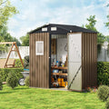 6X4FT Outdoor Steel Storage Shed by MISTMO