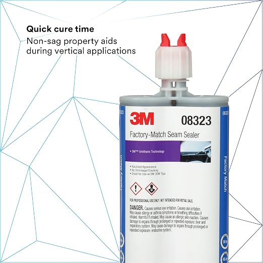 3M Factory-Match Seam Sealer, Medium/High Viscosity Urethane, 200 mL/6.75 fl oz - Image 5