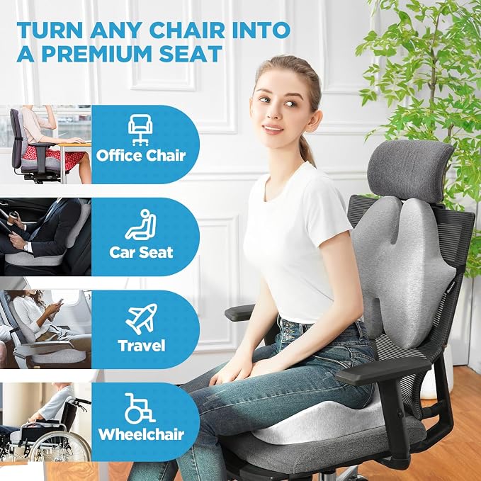 BEAUTRIP Seat Cushion & Lumbar Support Pillow - Image 5