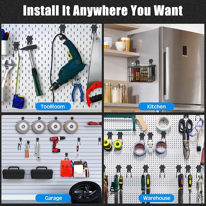 Strong Garage Magnetic Hooks, Magnet Hanger - Image 2