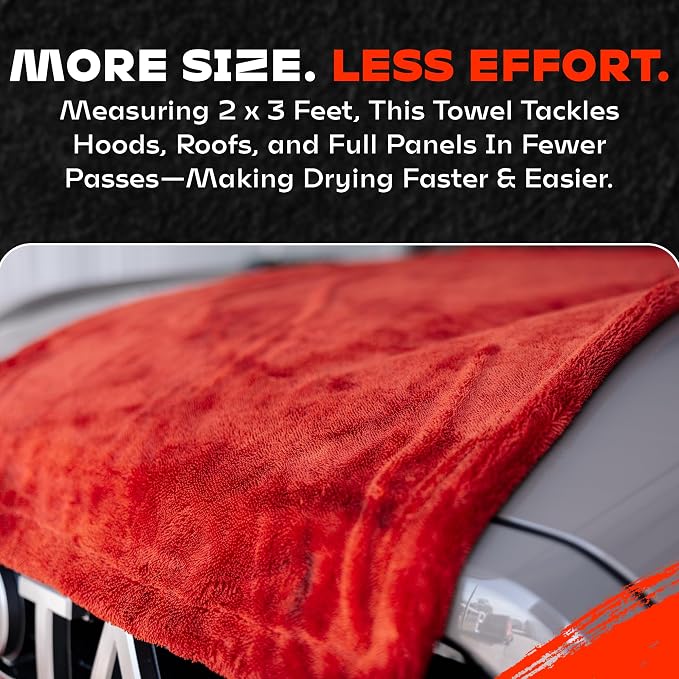 Redline XL Car Drying Towel - Image 6
